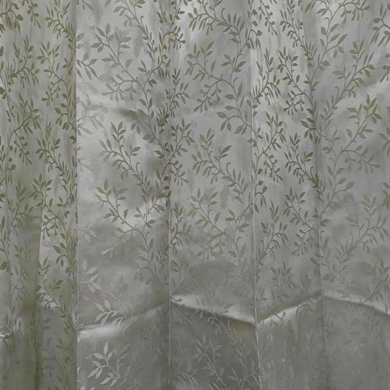 small embroidery leaf 9 feet pista green
