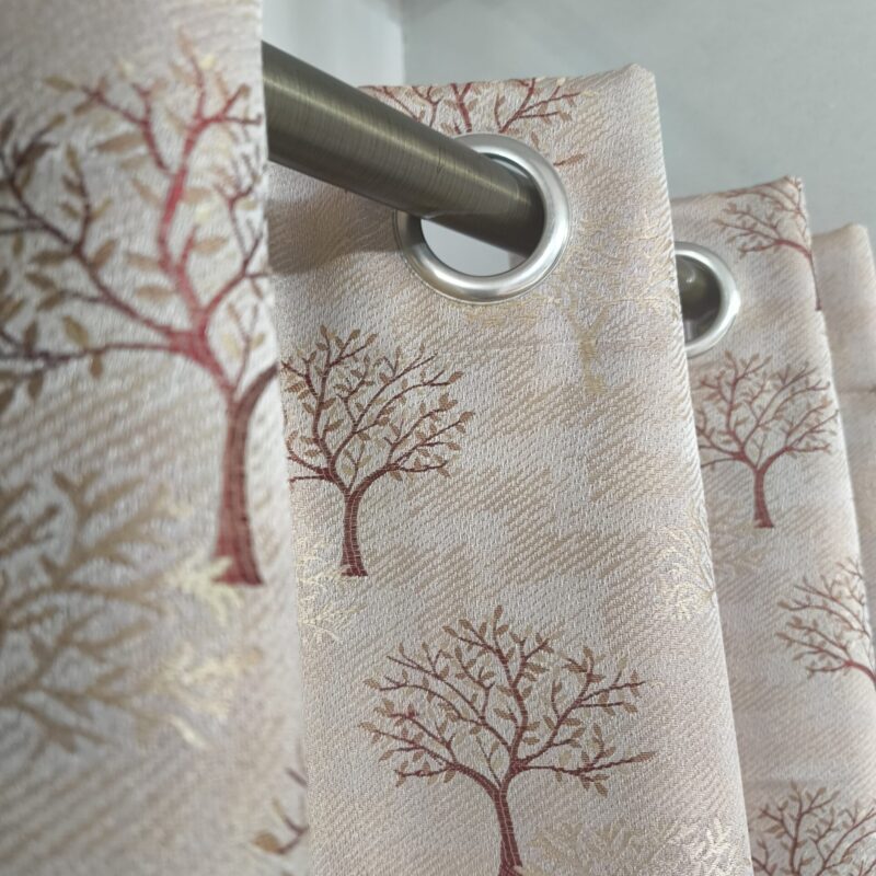 Double tree  maroon curtain 7 feet